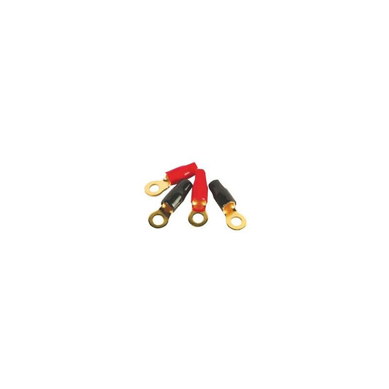 CONNECTORS, RING TERMINALS 5/16", GOLD 8AWG 2PCS