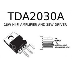 IC TDA2030 AUDIO AMPLIFIER, 18W