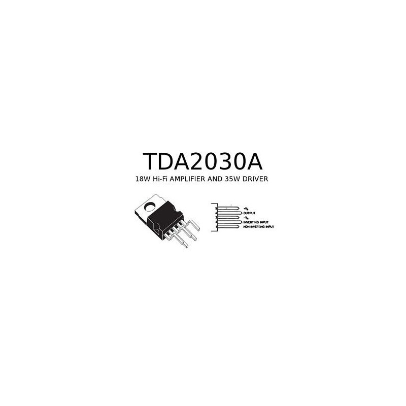 IC TDA2030 AUDIO AMPLIFIER, 18W