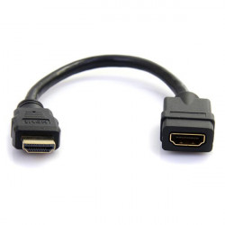 HDMI CABLE M/F 0.2M 8IN