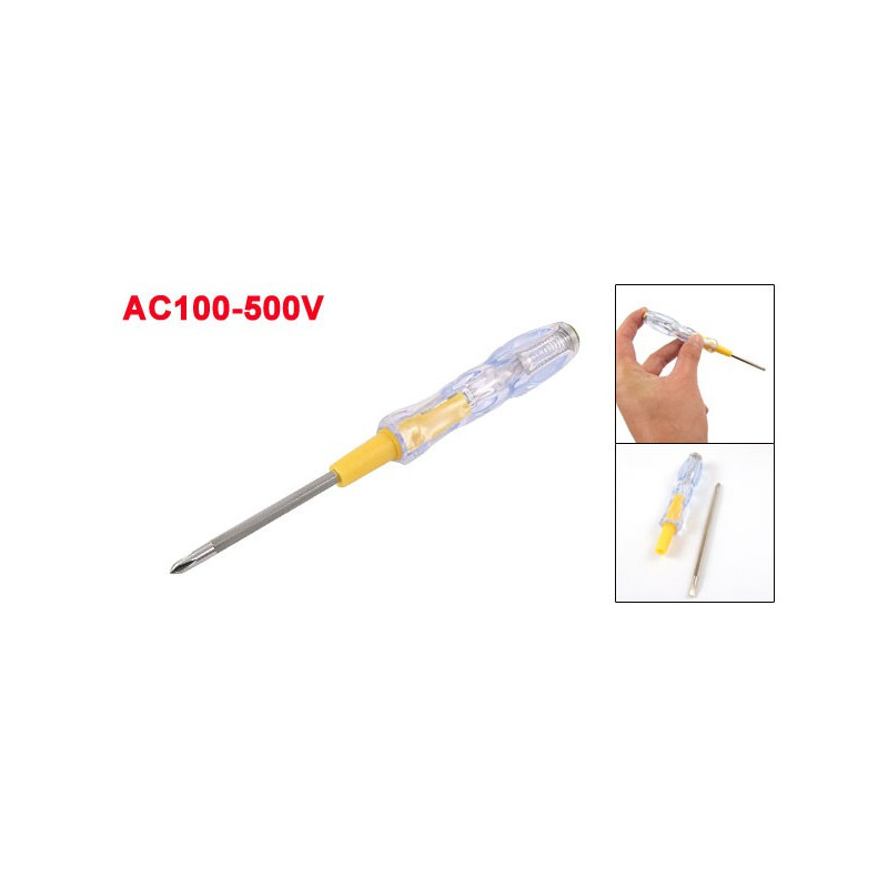 SCREWDRIVER VOLTAGE TESTER 100-500V  (+)