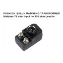 TRANSFORMER, MATCHING, 300 TO 75 OHM W/ PLUG