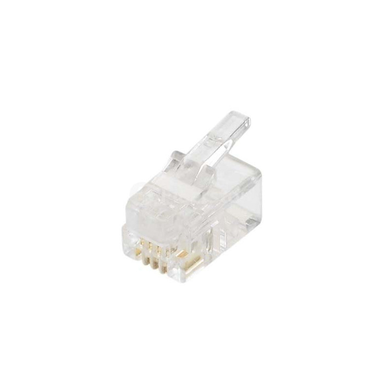 TEL. PLUG 4P/4C HANDSET MODULE 12-253-0 4PCS