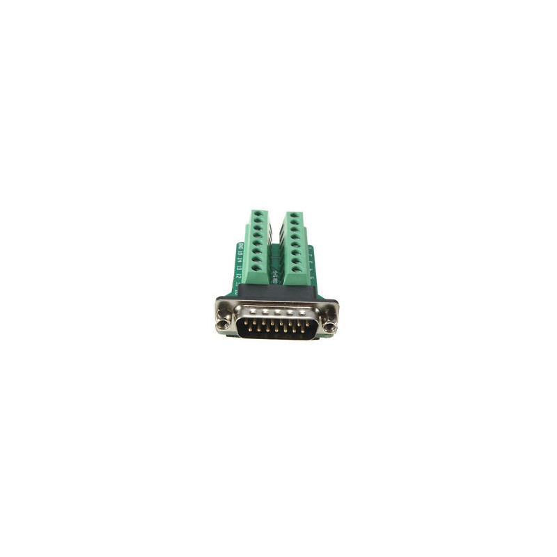 DB15 TERMINAL CONNECTOR, STANDARD,RECEPTACLE