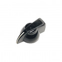 KNOB PN-1 CHICKEN HEAD BLACK, 33.5mm x 17mm