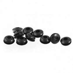 RUBBER GROMMET INNER DIA 4MM 10PCS