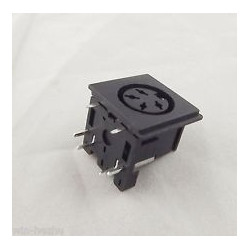 MINI DIN JACK 4-PIN PC...