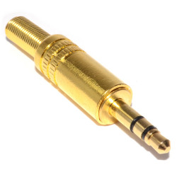 3.5MM STEREO GOLD PLUG...