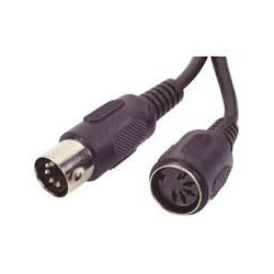 MIDI EXTENSION  CABLE W/5 PIN DIN M/F 6FT