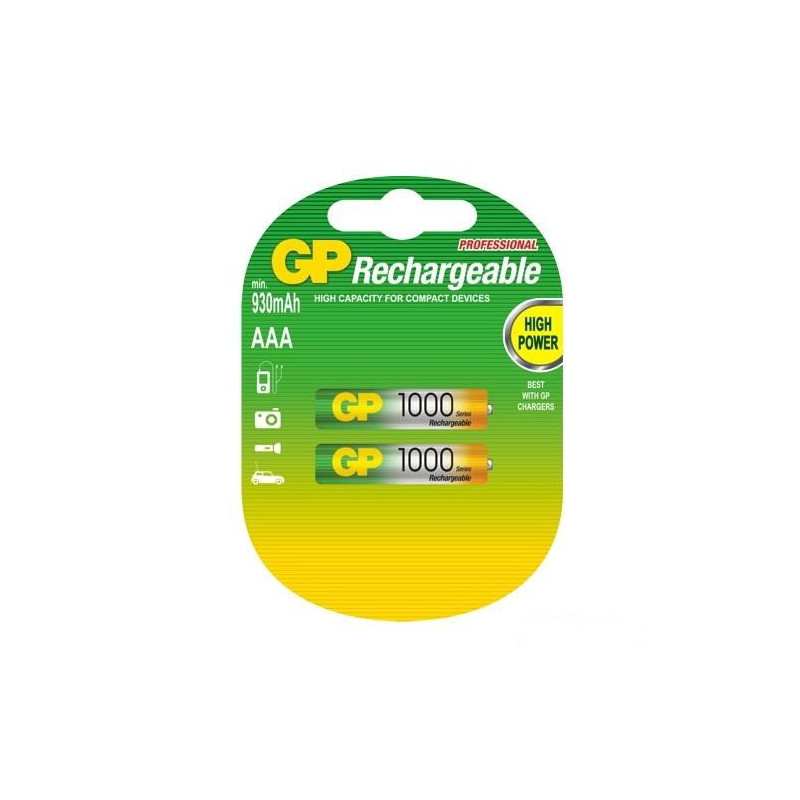 BATTERIES GP100AAAHC-C2 "AAA" 1000