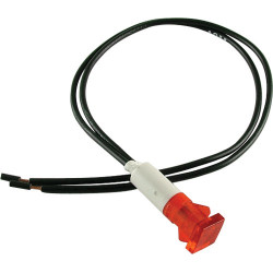 PILOT LAMP 120VAC RED SQUARE W/WIRE