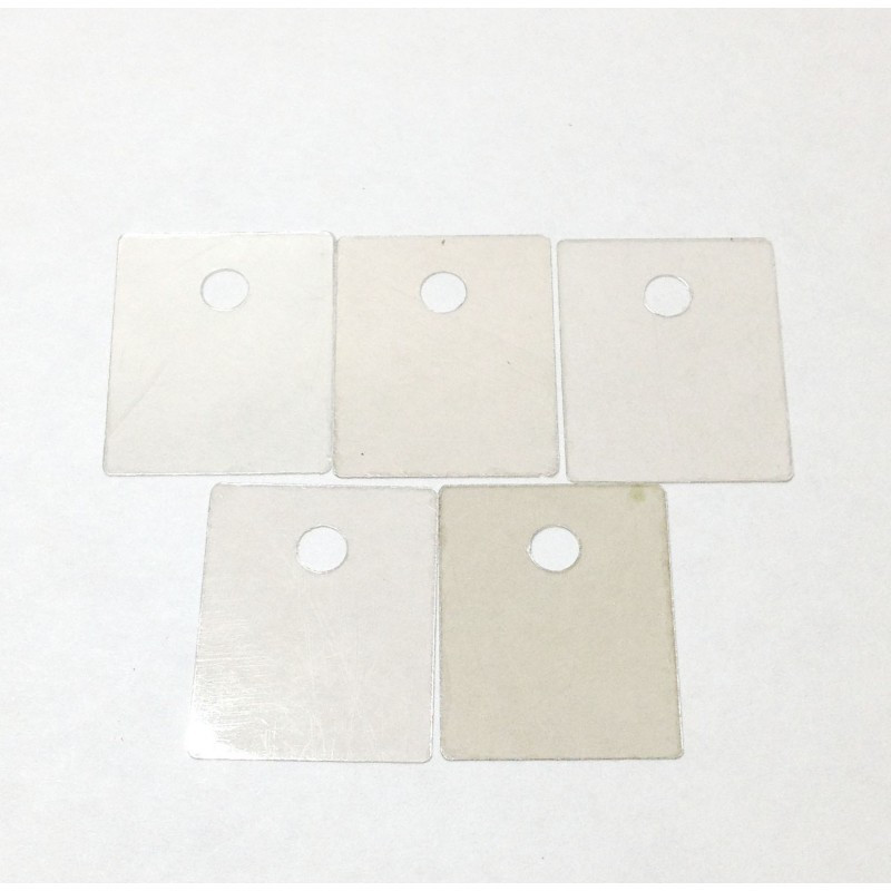 MICA SHEET,TO-218,TO-3PII, 20.0x25.0mm,10PCS/PKG