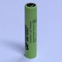 BATTERIES GP91AAALH-0 910MAH"AAAL" MJ CONNECTORS