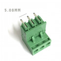 TERMINAL BLOCK 5.08MM 3-POS 90D MOUNT 3 SET/PKG