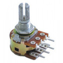 POTENTIOMETER B100KX2, 16MM, SPLIT SHAFT (20mm)