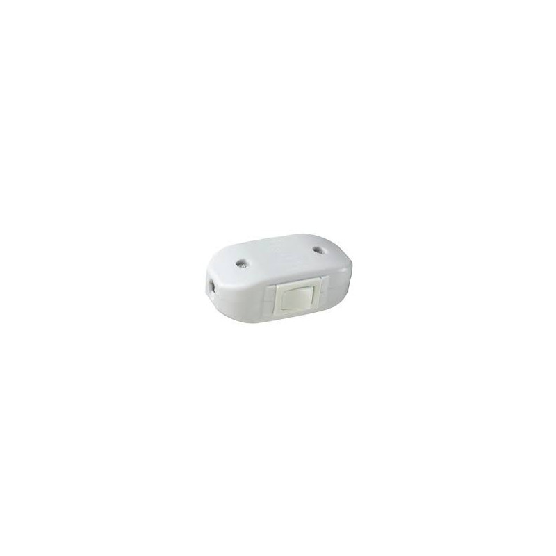 INLINE ROCKER SWITCHES - WHITE