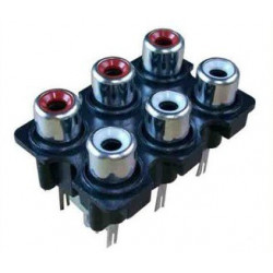 RCA CHASSIS 2X6 JACKS 351-764