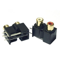 RCA DUAL PLUG PCB MOUNT