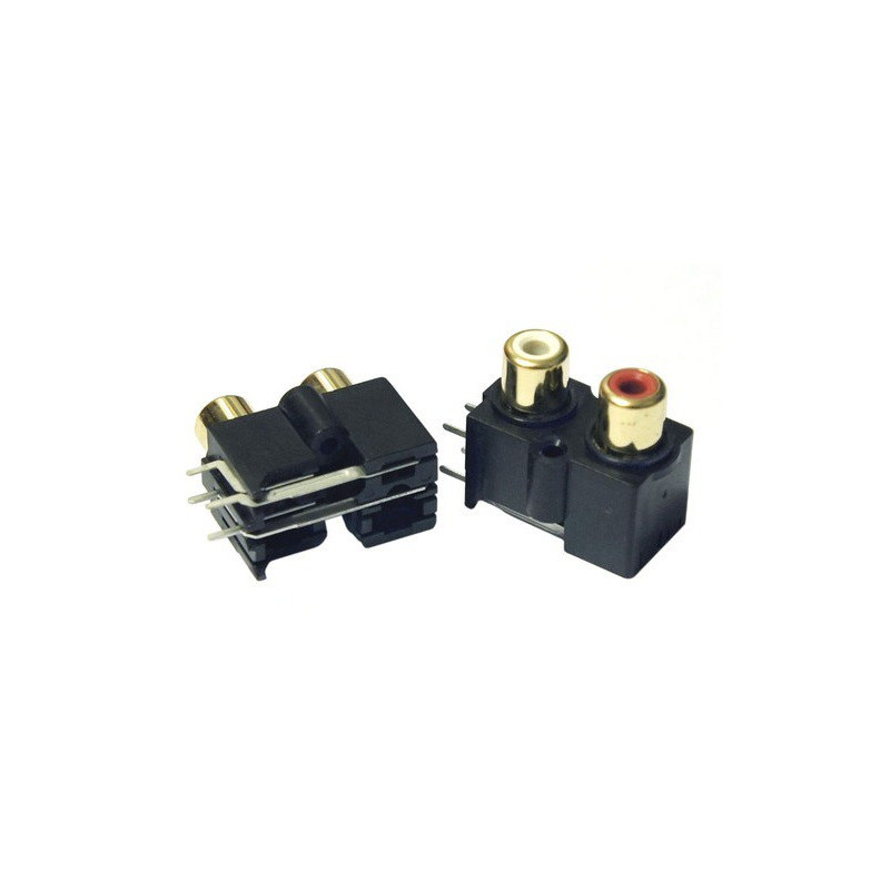 RCA DUAL PLUG PCB MOUNT