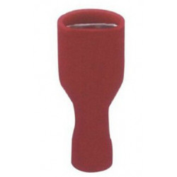 INSULATED QUICK CONNECTOR RED (F) 1.25-187 10PCS