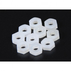 SCREW NYLON PN-5 NUT 10PCS