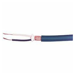 MIC CABLE OFC 22AWG PAIR SHIELDED W/ BLUE SILICON 