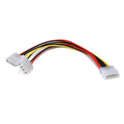 DC POWER PLUG MOLEX 4P 5.25 MALE TO 2X5.25 FEMALE