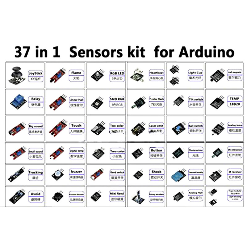 ARDUINO DIY SENSORS KIT 37 IN 1