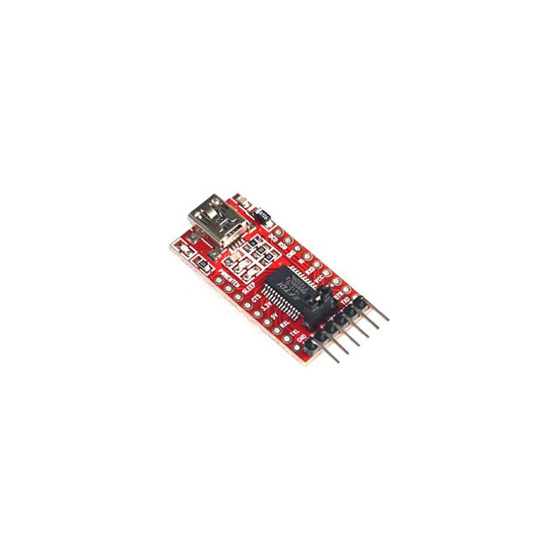 USB TO FTDI BREAKOUT 5V/3.3V SELECT W/ HEADER PINS