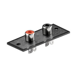 RCA PLUG X2 CHASSIS MOUNT