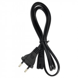 POWER CORD 18AWG FIGURE 8 (C-7) (EURO) 6FT