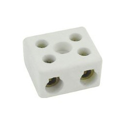 CERAMIC TERMINAL 2-POS 10A WIDE SPACING