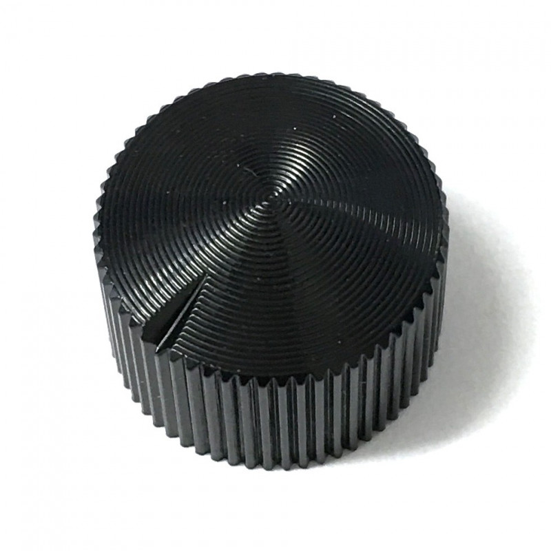 KNOB PLASTIC BLACK