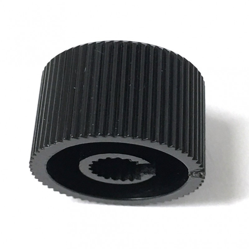 KNOB PLASTIC BLACK