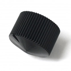 KNOB PLASTIC BLACK