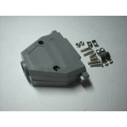 DB37 PLASTIC HOUSING W/SCREWS