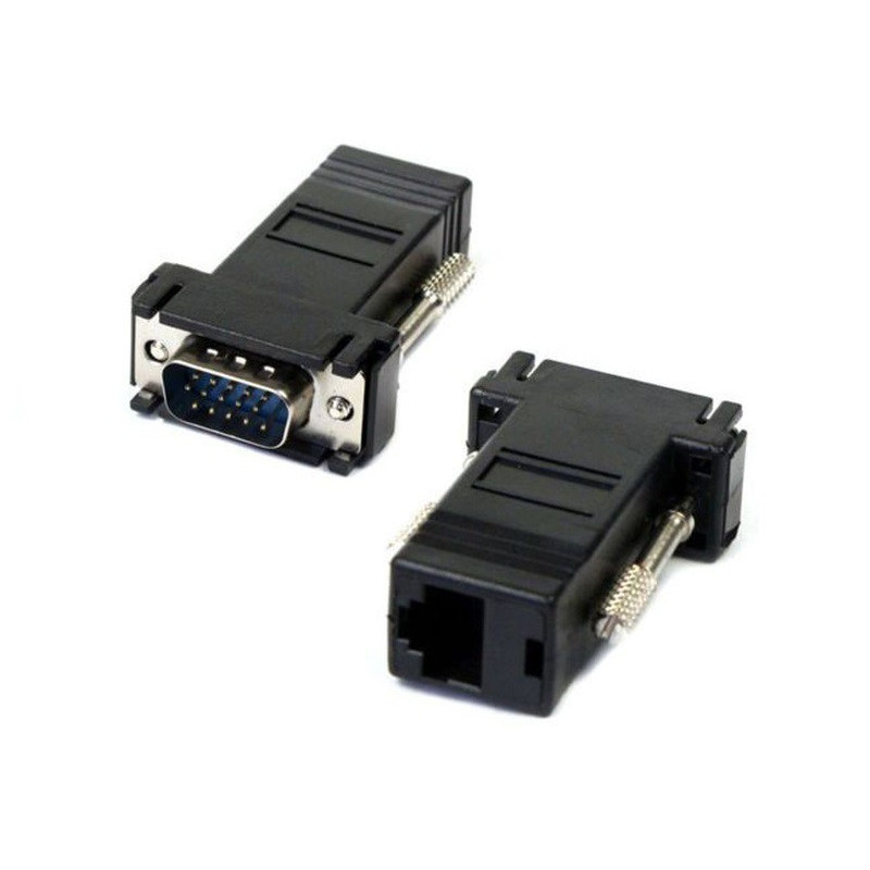 VGA EXTENDER OVER RJ45 PASSIVE UPTO 45M (2PCS)