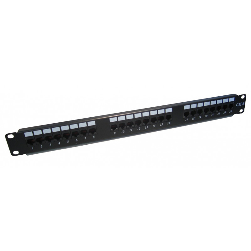 PATCH PANEL CAT6 1U 24 PORT 