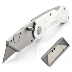 TOOL, FOLDING UTILITY KNIFE W/ REPLACEMENT BLADES