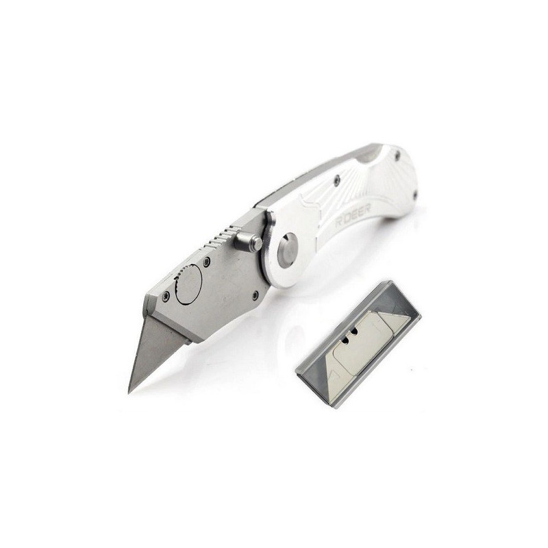 TOOL, FOLDING UTILITY KNIFE W/ REPLACEMENT BLADES