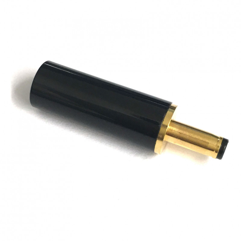 DC POWER PLUG 3.5MM X 1.35MM GOLD PLATED NO STRAIN RELIEF