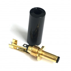 DC POWER PLUG 3.5MM X 1.35MM GOLD PLATED NO STRAIN RELIEF