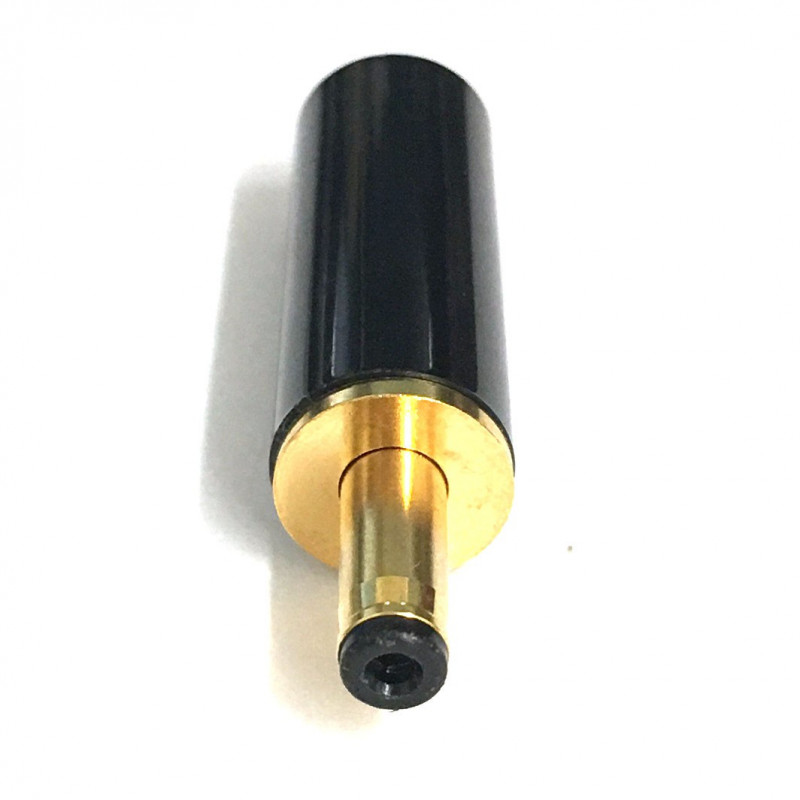 DC POWER PLUG 3.5MM X 1.35MM GOLD PLATED NO STRAIN RELIEF