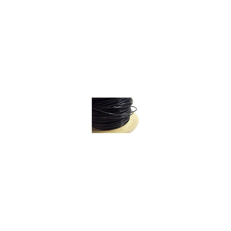 TEFLON HOOK UP WIRE - UL1332 FEP AWG18 BLACK