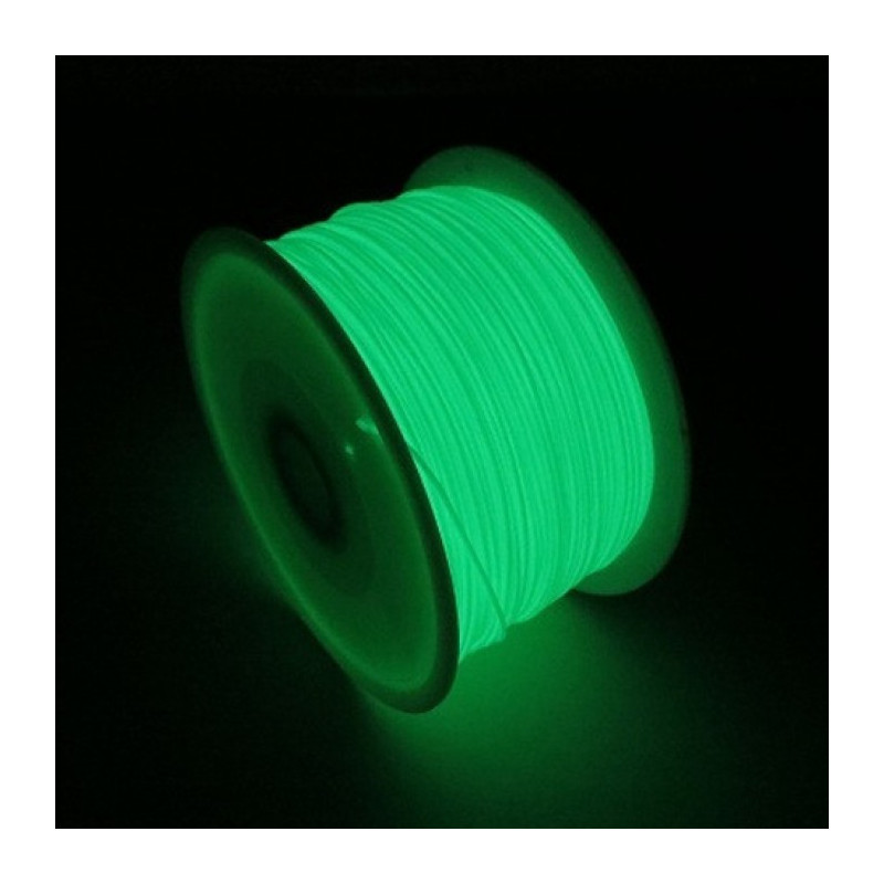 3D PRINTER FILAMENT PLA 1.75MM GLOW IN DARK 1KG