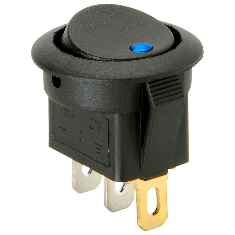 ROCKER SWITCH W/12VDC LIGHT