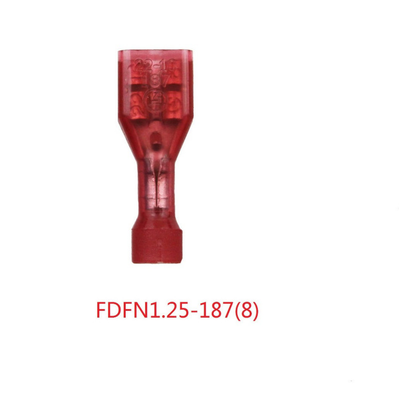 QUICK CONNECTOR INSULATED FDFN1.25-187(8) 10PCS