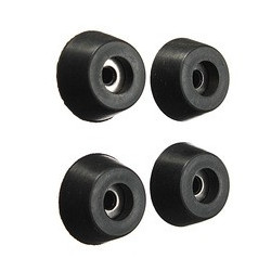 RUBBER FOOT 16MMX8MM 4PCS