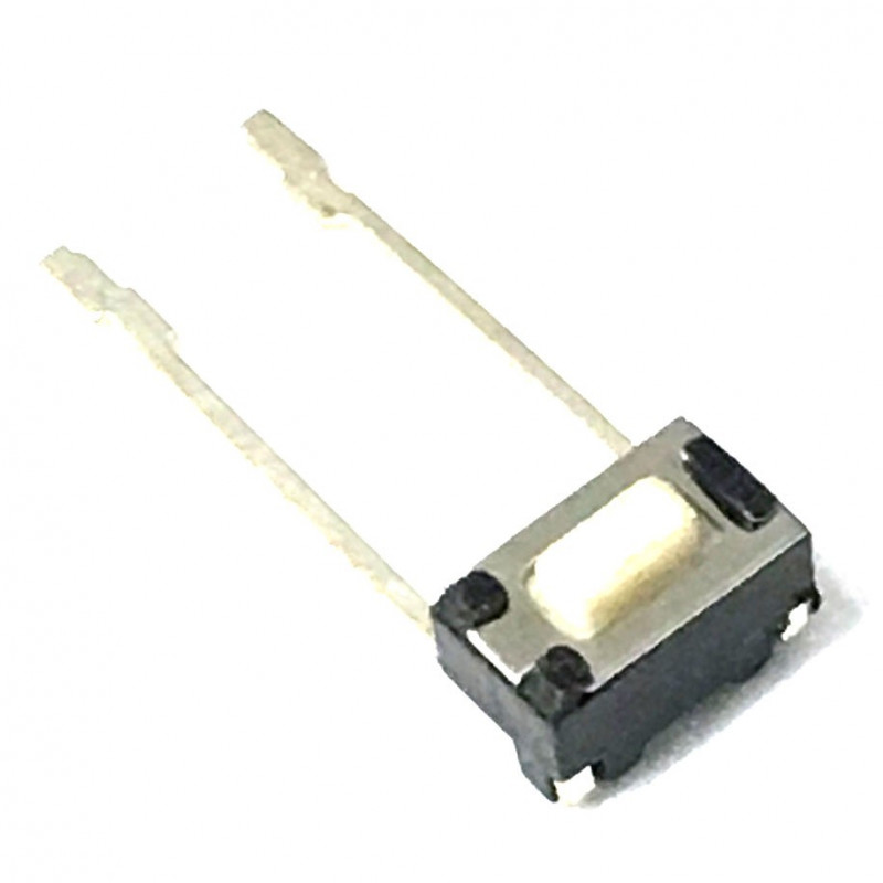 TACK SWITCH 6X5X3MM W/ SOLDER LEADS RIGHT ANGLE