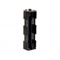 BATTERY HOLDER, AAx8, w/9V CLIP
